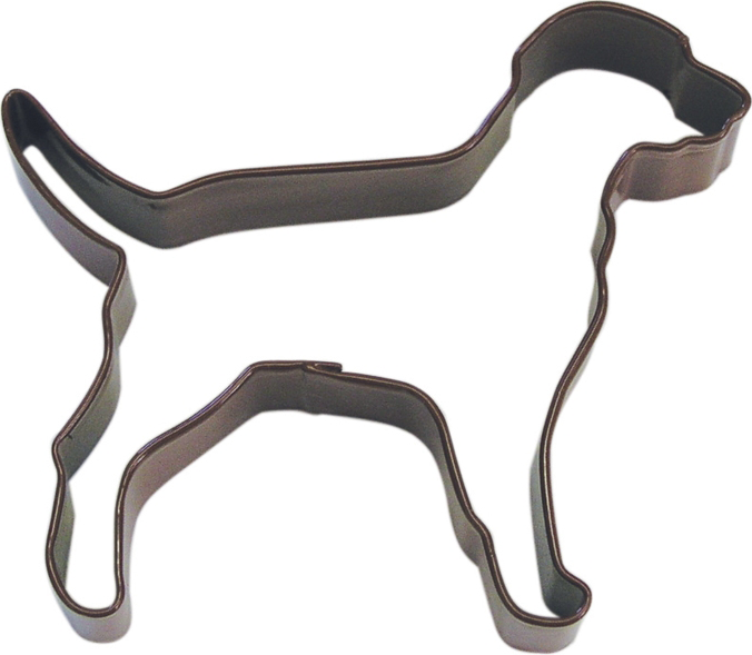 R & M Polyresin Coated Cookie Cutter- Chocolate Lab