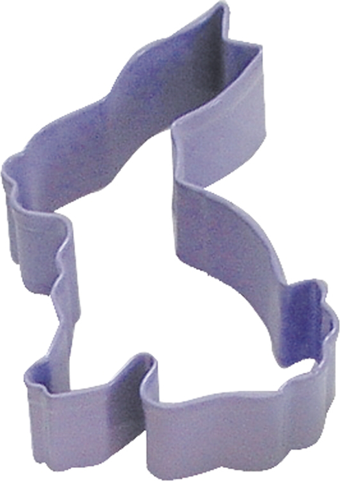 R & M Polyresin Coated Cookie Cutter- Lavender Bunny