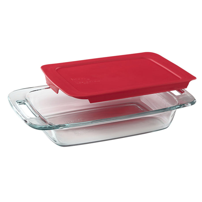 Pyrex Easy Grab 2 Quart  Baking Dish with Lid
