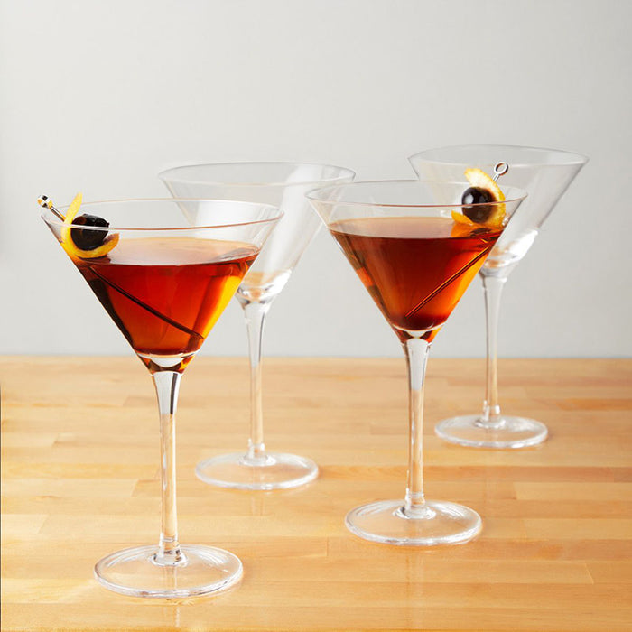 True Manhattan Set of 4 Martini Glasses