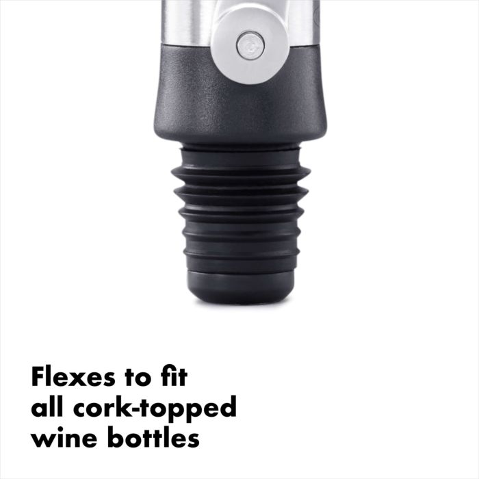 OXO Steel Expanding Wine Stopper (2 Pack)